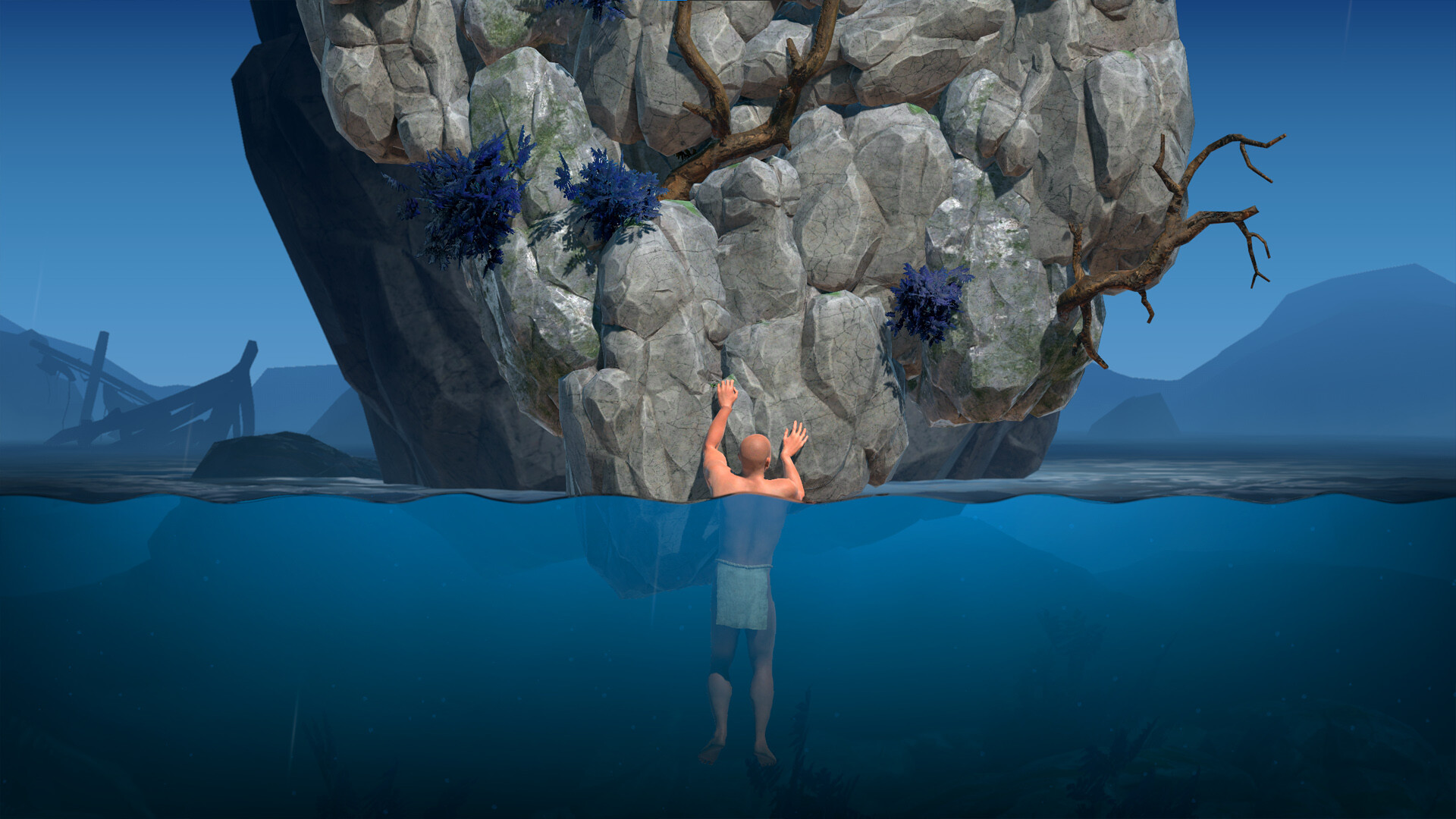 掘地求生风格游戏《一款关于攀岩的困难游戏》预告片发布
