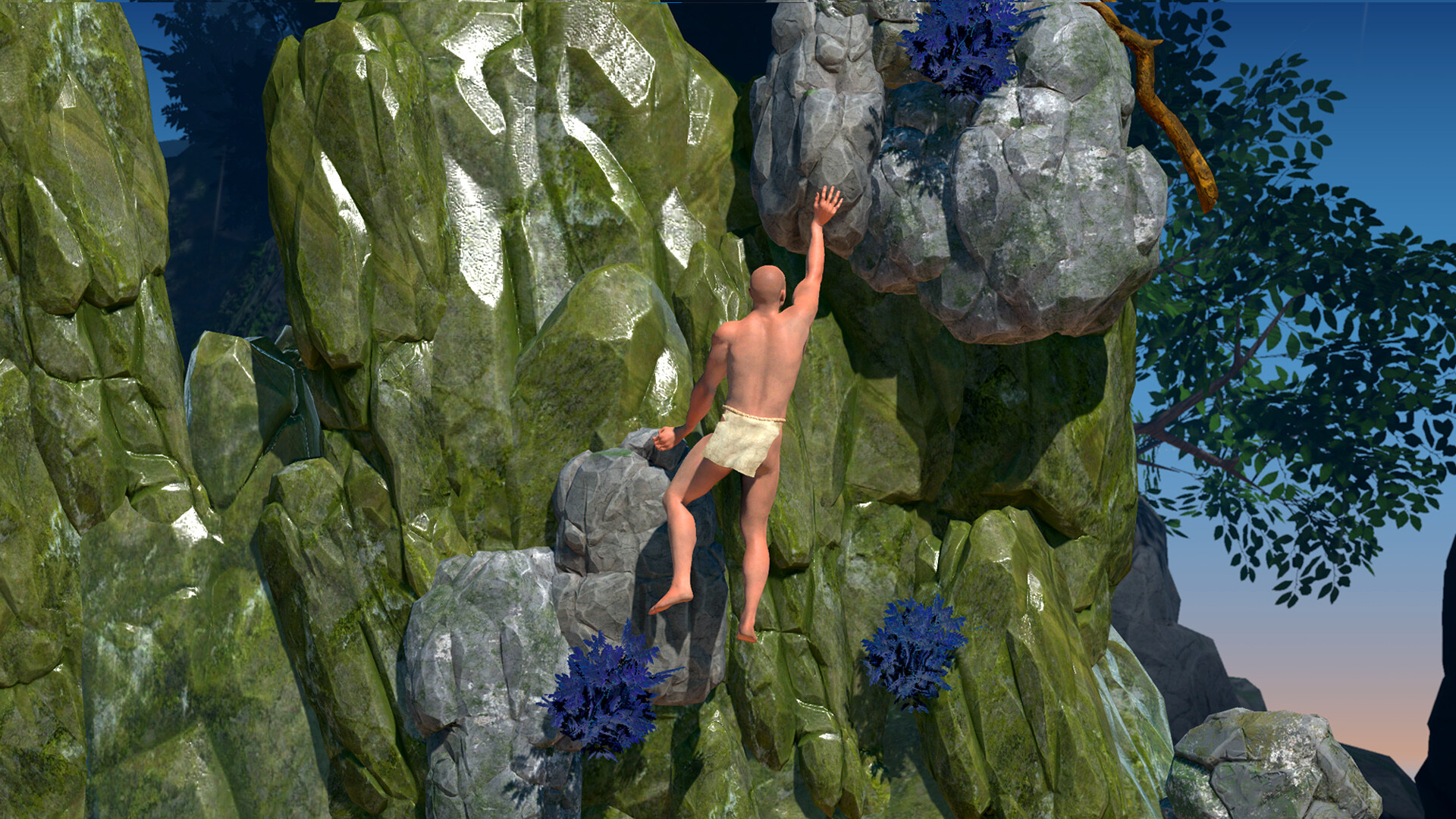 掘地求生风格游戏《一款关于攀岩的困难游戏》预告片发布
