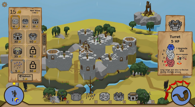 塔防类游戏《城堡建造者》将于明年1月发售