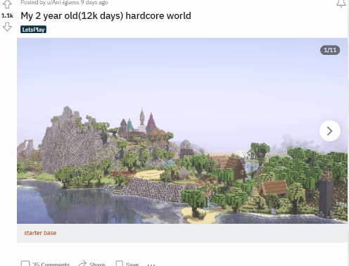 不敢置信！《我的世界》玩家地狱生存模式用28天在线预测存活了一万多天（游戏中时间）