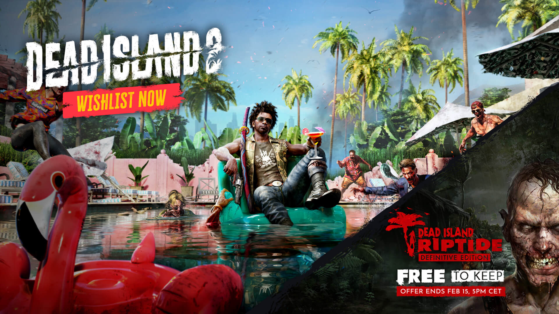 《死亡之岛2》4月22日登上Steam平台系列作《死亡之岛：激流》决定版限时免费下载