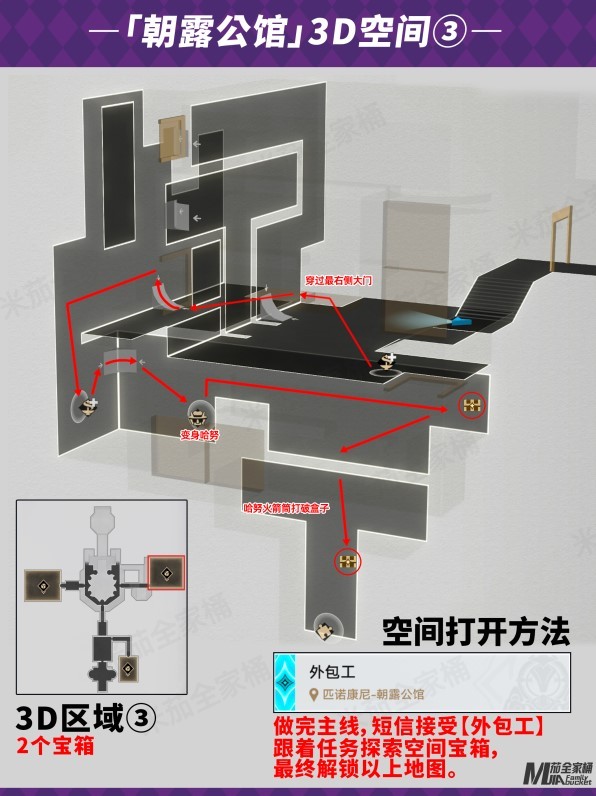 《崩坏星穹铁道》“朝露公馆”宝箱位置一览 朝露公馆扑满在哪