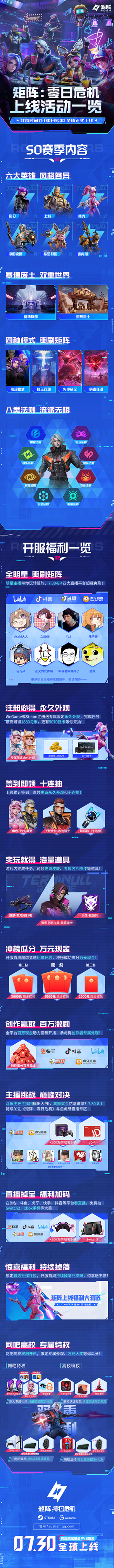 号外！！开服必看《矩阵：零日危机》上线福利一览！